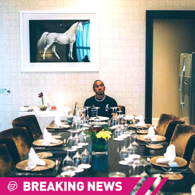 Lewis Hamilton Not Allowed To Leave Dinner Table