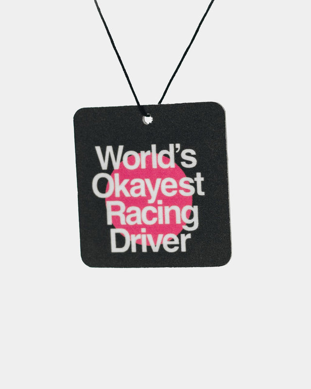 World's Okayest Racing Driver Air Freshener