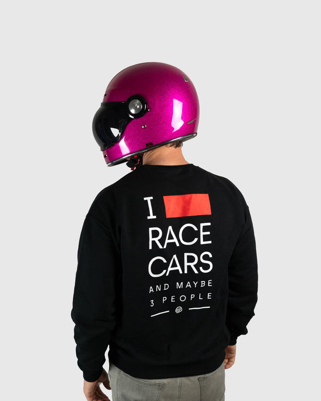 I Love Race Cars And 3 People Sweatshirt