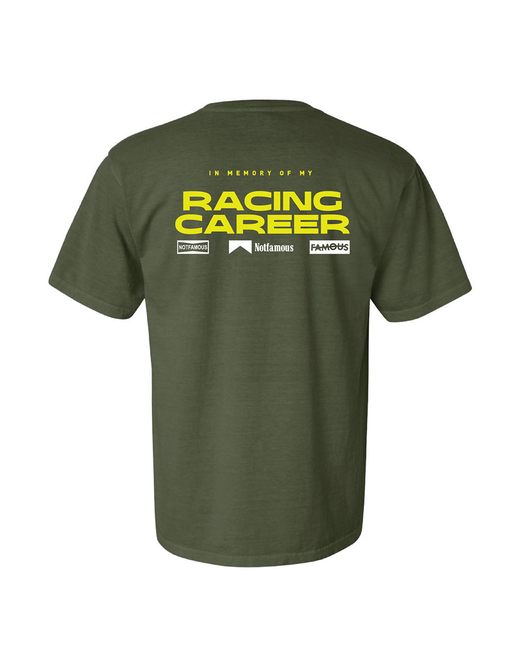 Racing Career Tee – Not Famous Racing Apparel