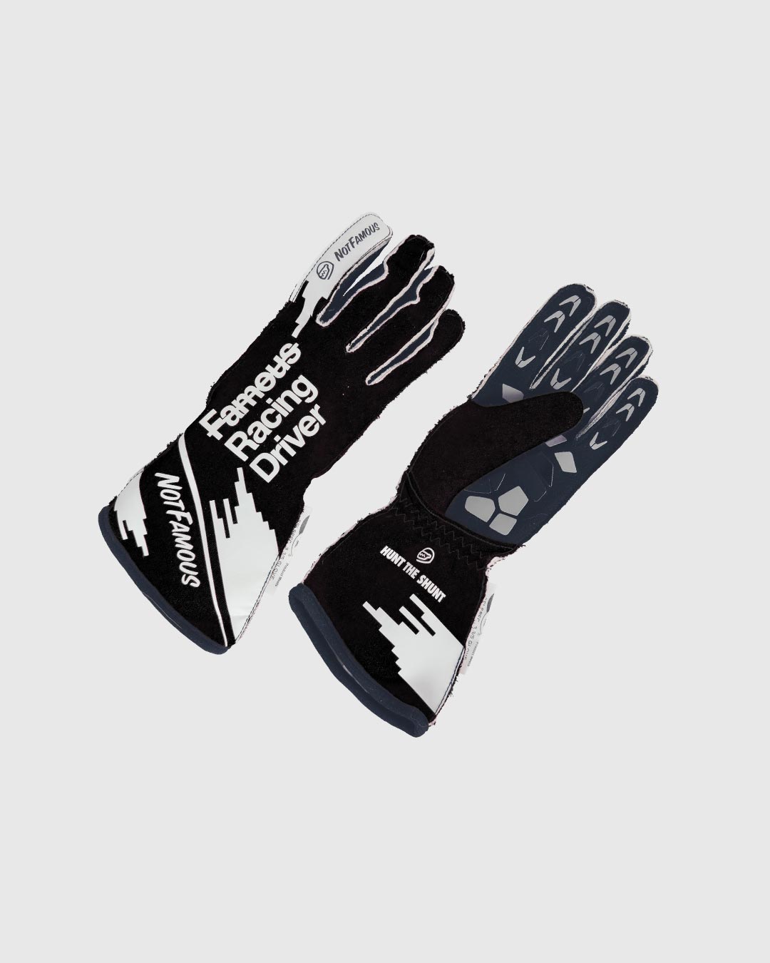 Not Racing Logo Not Famous Racing Driver Gloves - Black – Not Famous Racing Apparel